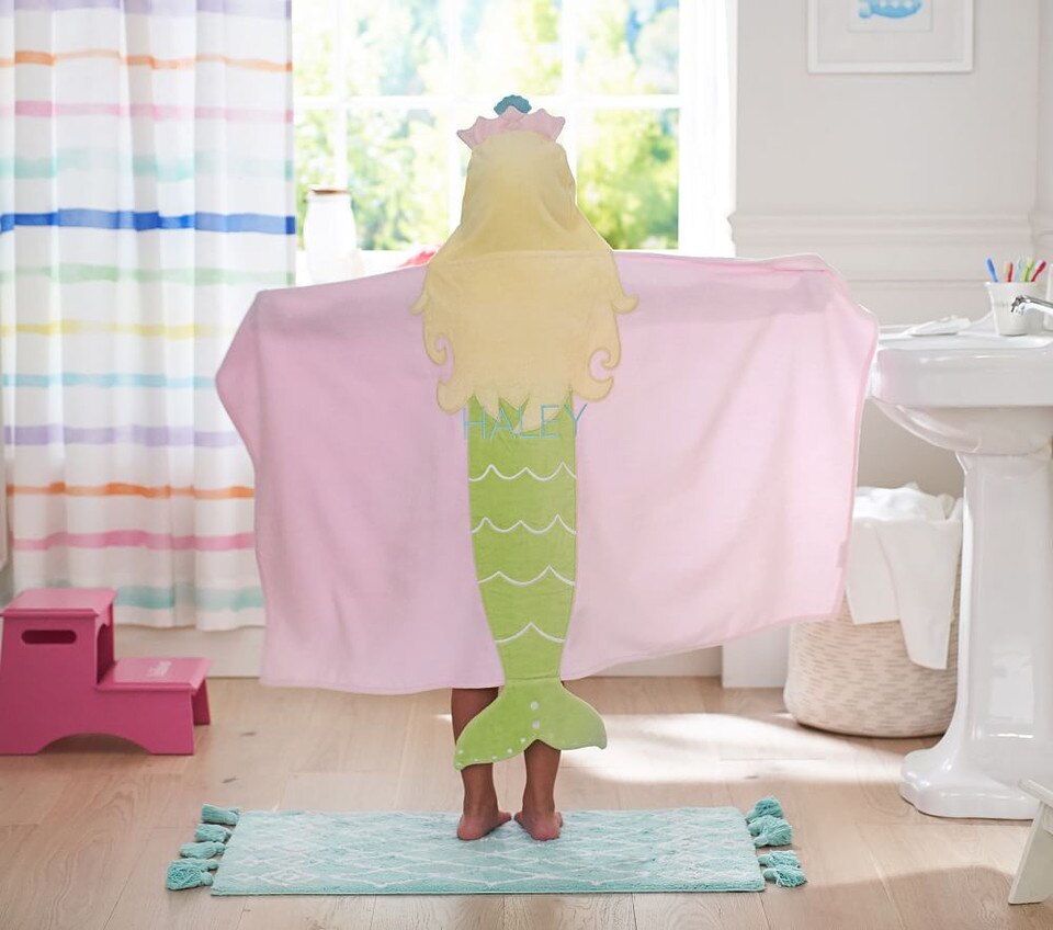 Mermaid Kids Hooded Towel